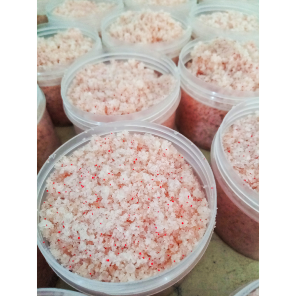 pink himalayan salt body scrub